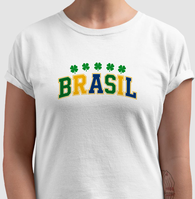 Camiseta Brasil Cores