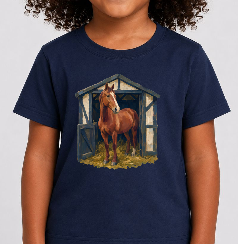 Cavalo na Baia - Camiseta Infantil
