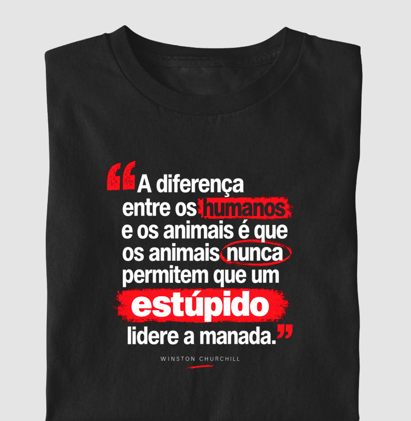 Churchill -  A diferença entre humanos e animais