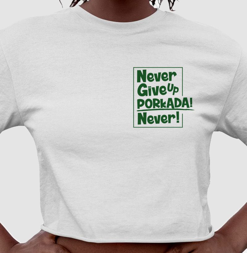 Never give up (Desc. abaixo no PIX)