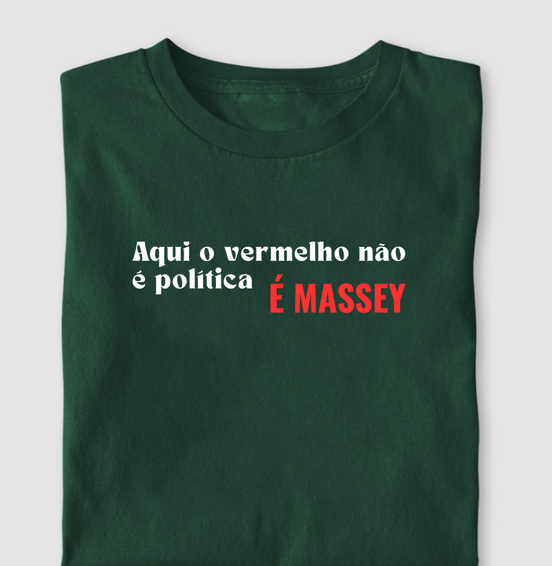 Aqui o vermelho não é politica, é Massey