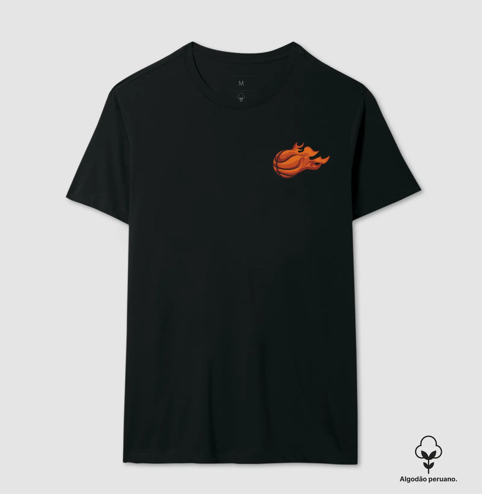 Camiseta Premium Basquete Fire
