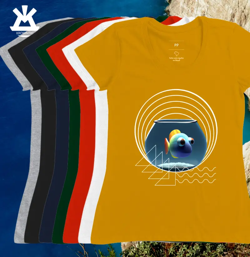 2003 Camiseta Peixe no Aquário