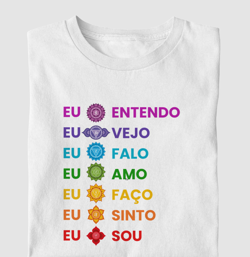 Camiseta Chakras – Jornada da Consciência