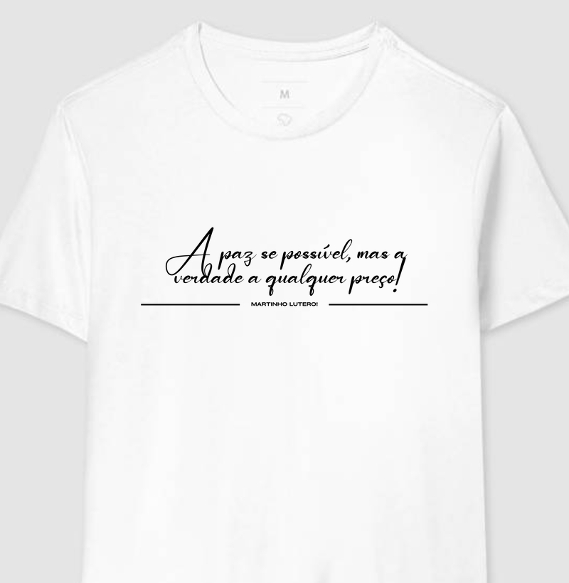 A paz se possível mas a verdade a qualquer preço!