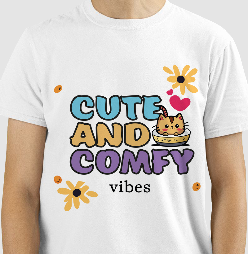 Camiseta - Cute And Confy