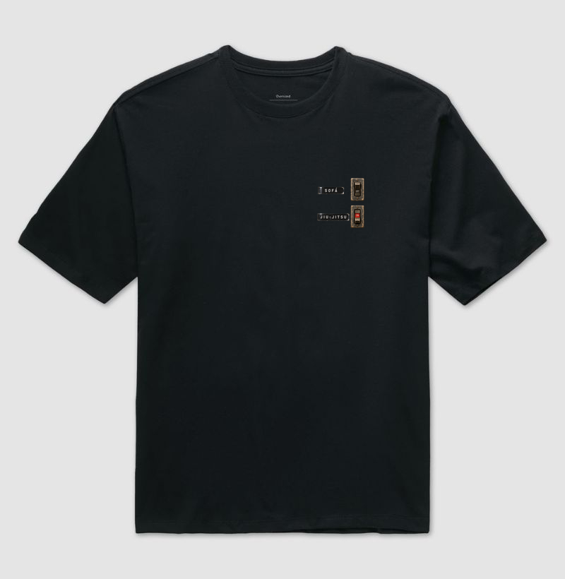 SOFÁ OFF • JIU-JITSU ON - Camiseta Oversized