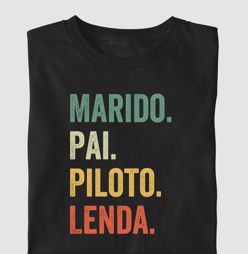 Marido. Pai. Piloto. Lenda.