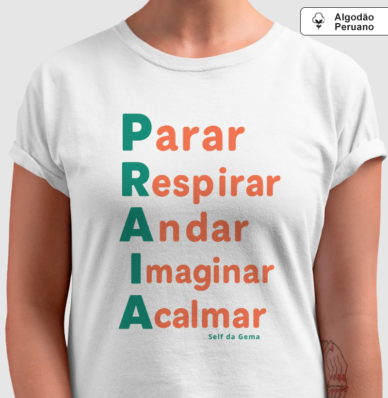 P.R.A.I.A. - Camiseta Algodão Peruano
