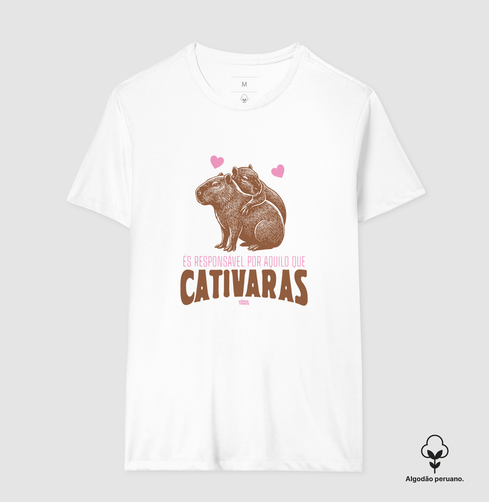 Cativaras - Camiseta Algodão Peruano