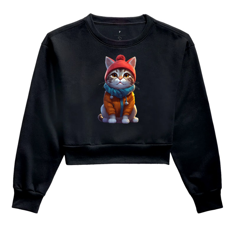 Gato Gorro e Moletom