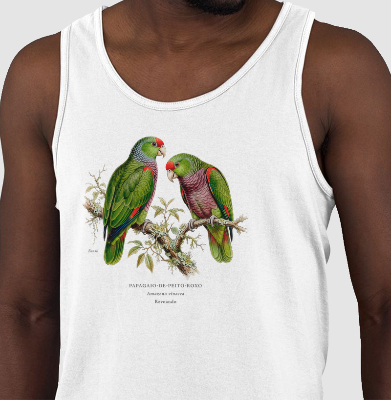 Naturalistas - Papagaio-de-peito-roxo - Regata - Regata