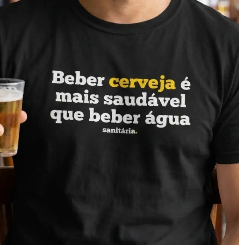 Beber Cerveja é Mais Saudável que Beber Água Sanitária