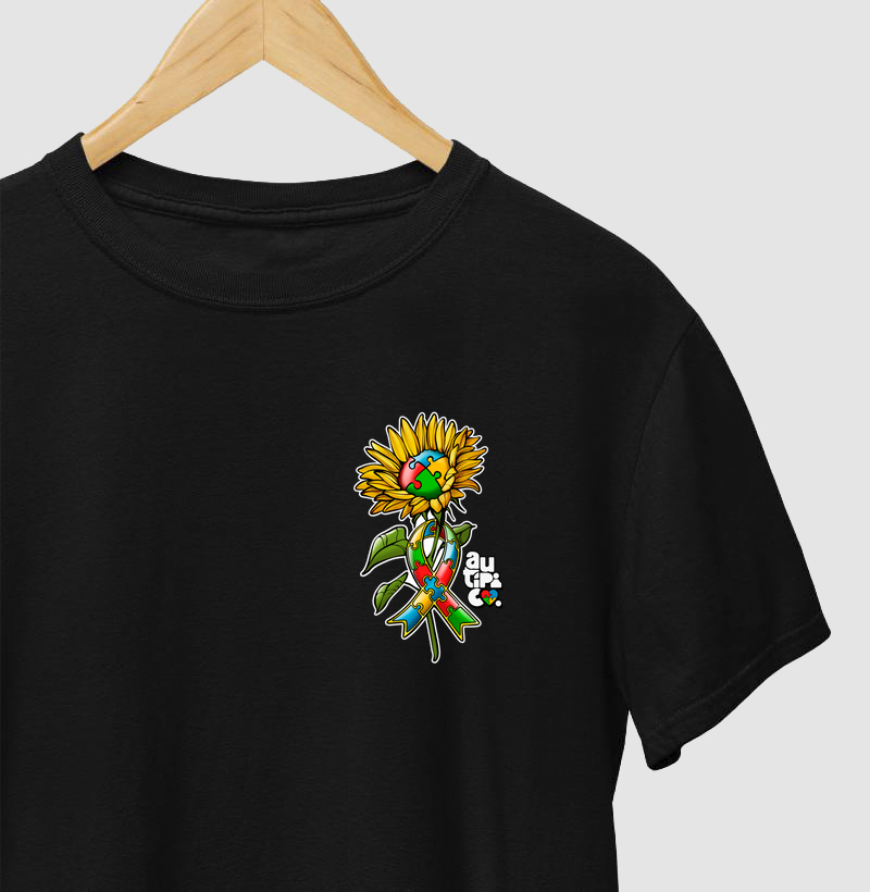 Girassol Atípico + Laço (Minimalista) - Vida Atípica