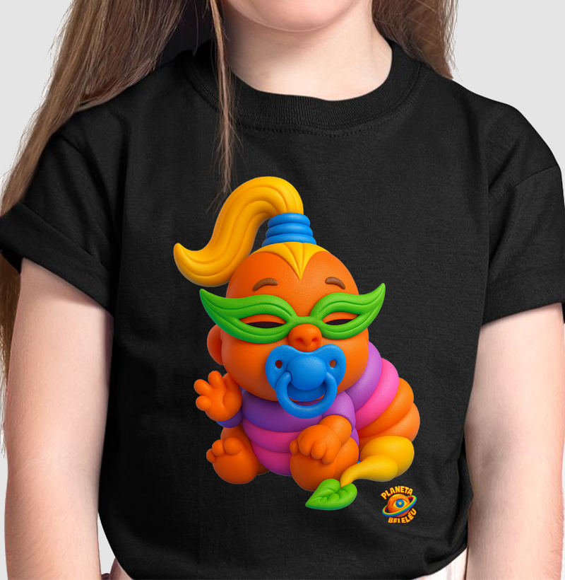 Camiseta Infantil Kithy Yurukuda | Planeta Beleléu