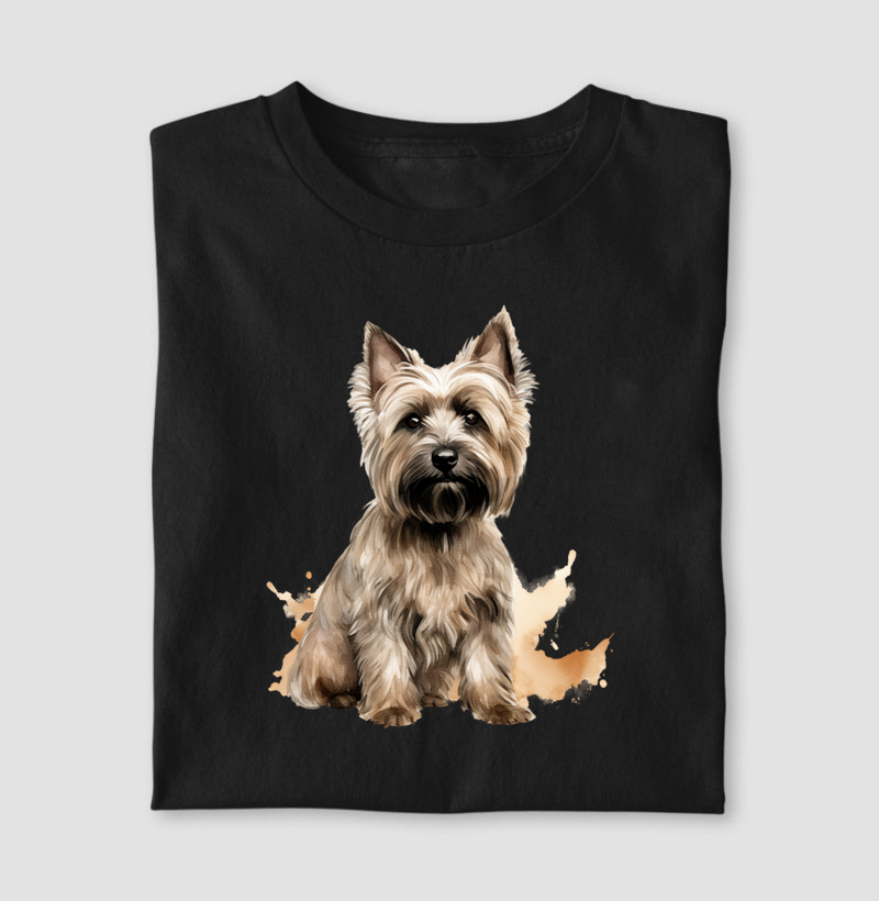 Skye Terrier aquarela