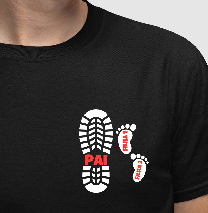 Pegadas - Pai & Filhos 2 (PARA PERSONALIZAR, ENVIE WHATS ANTES DE COMPRAR)