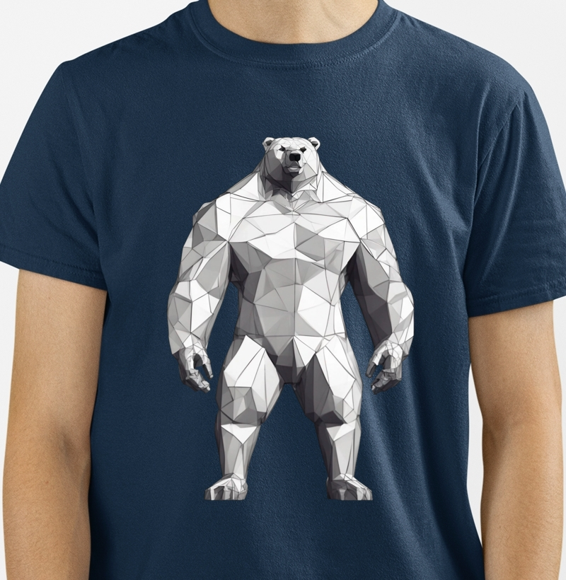 Urso Polar em origami