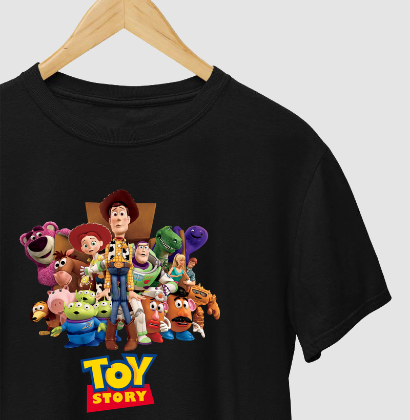 Camiseta Toy Story — Uma aventura que nunca sai de moda!