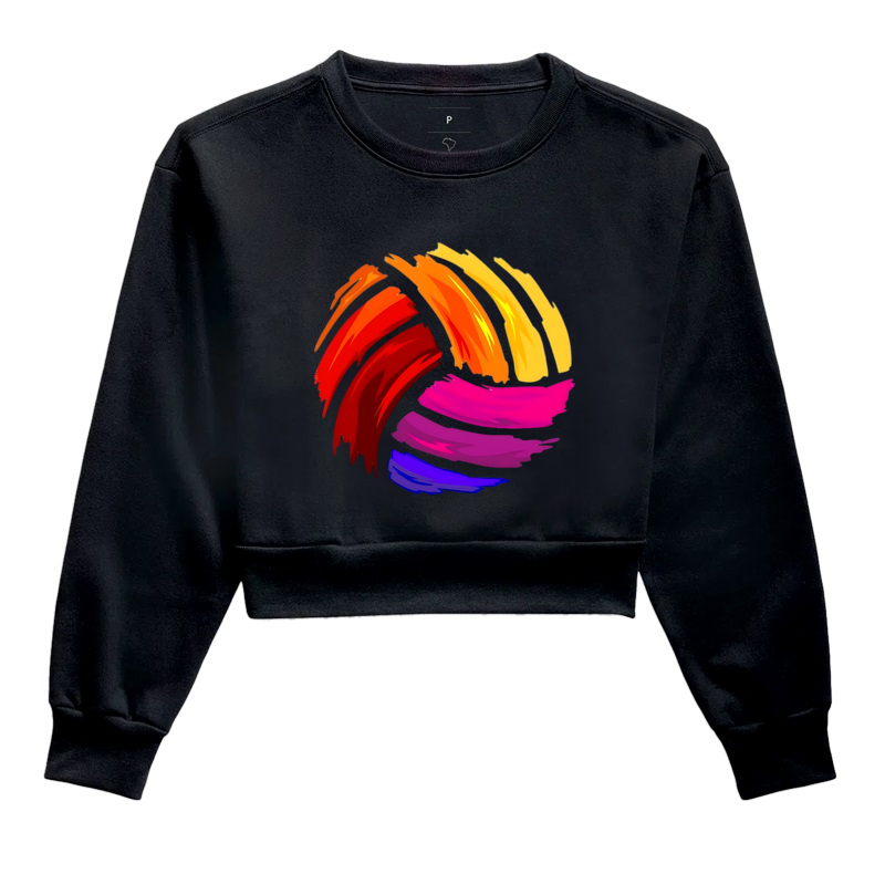 Cropped Moletom - Bola de Vôlei