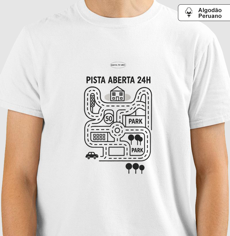Camiseta pista aberta 24h
