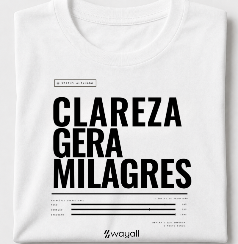 Clareza gera milagres