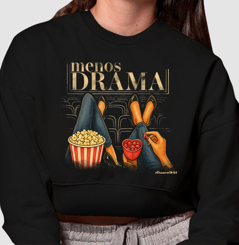 Gi Alkmin - Coleção TPM - Cropped Moletom 