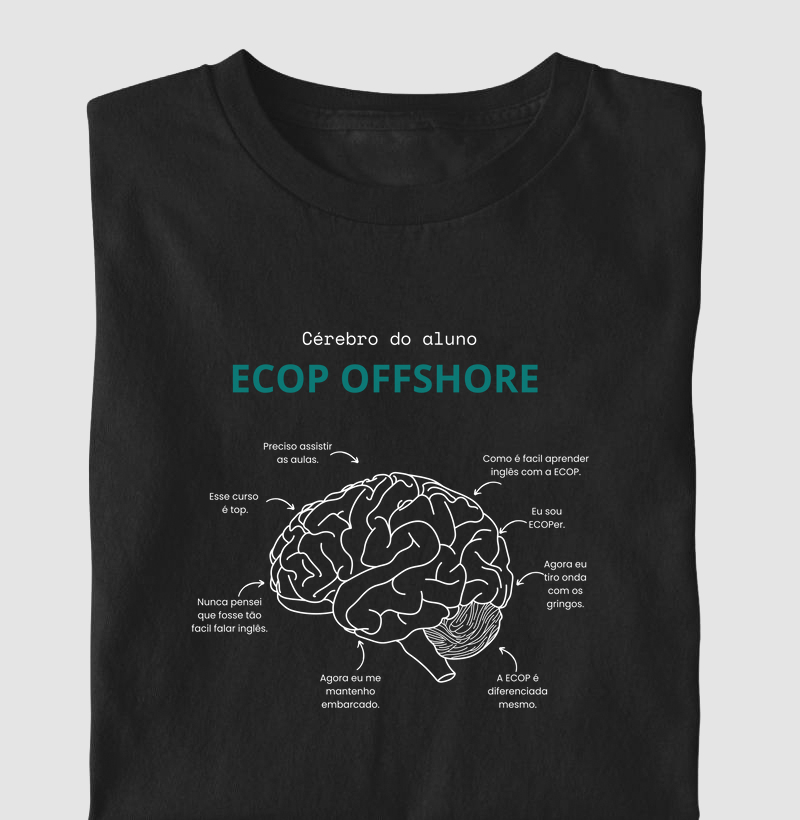 Camiseta Cerebro do Aluno ECOP Offshore