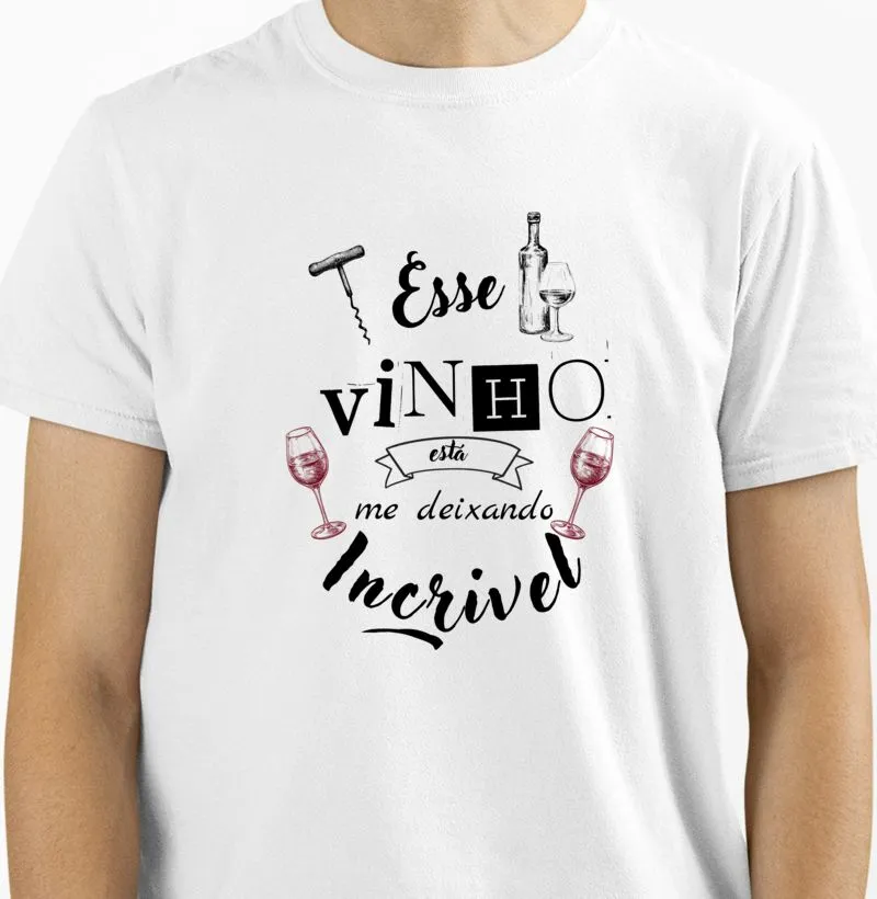 Esse vinho está me deixando incrível