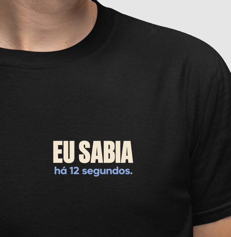 Eu sabia há 12 segundos