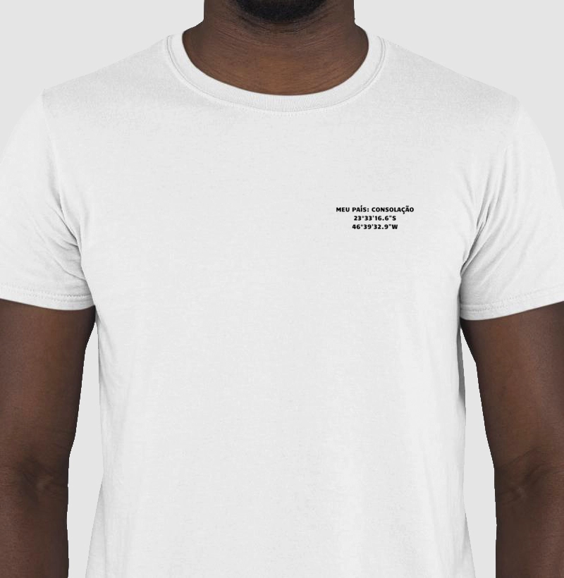 Camiseta Meu País: Consolação Premium Algodão Brasileiro