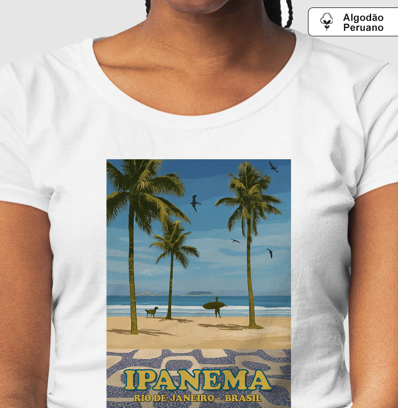 Camiseta Algodão Peruano Ipanema