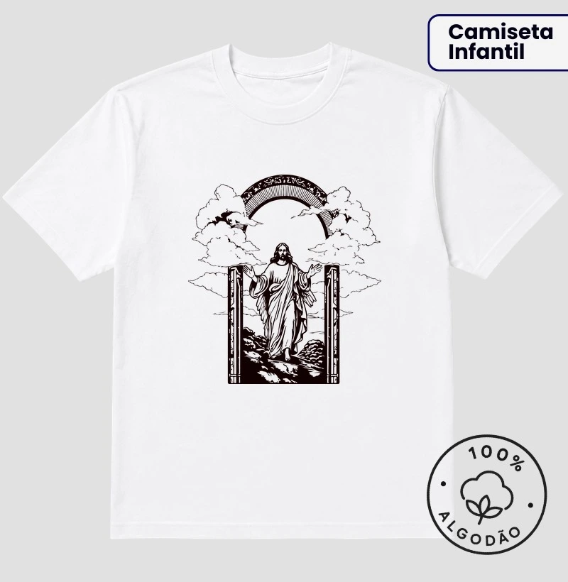 Jesus subindo - Minimalista