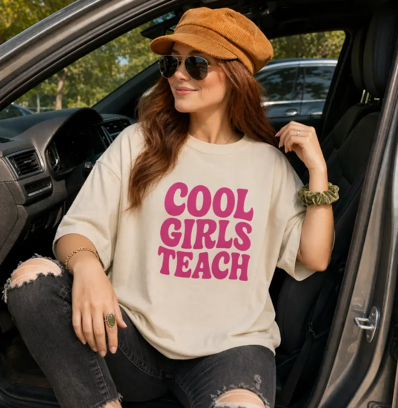 Camiseta Oversized | Cool Girls Teach