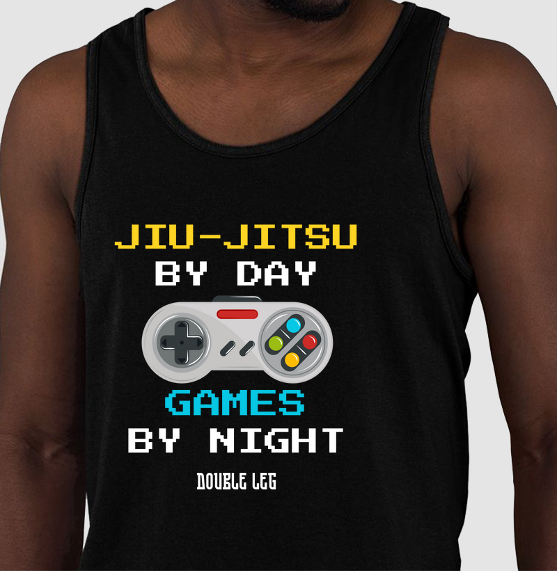 Camiseta "Jiu-jitsu e jogos"