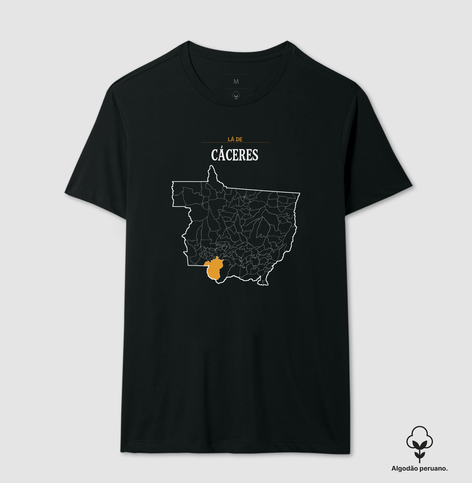 Cáceres | Território MT - Camiseta Algodão Peruano
