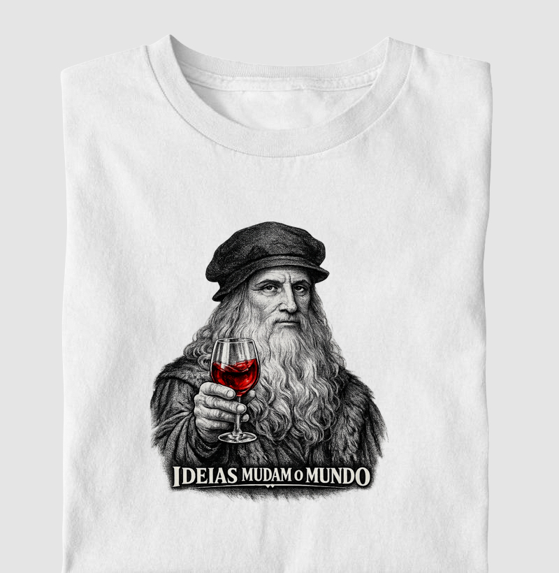Leonardo Da Vinci Brindando