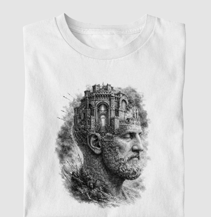 Estoicismo "The Old Man and the Ruined Castle" - Camiseta