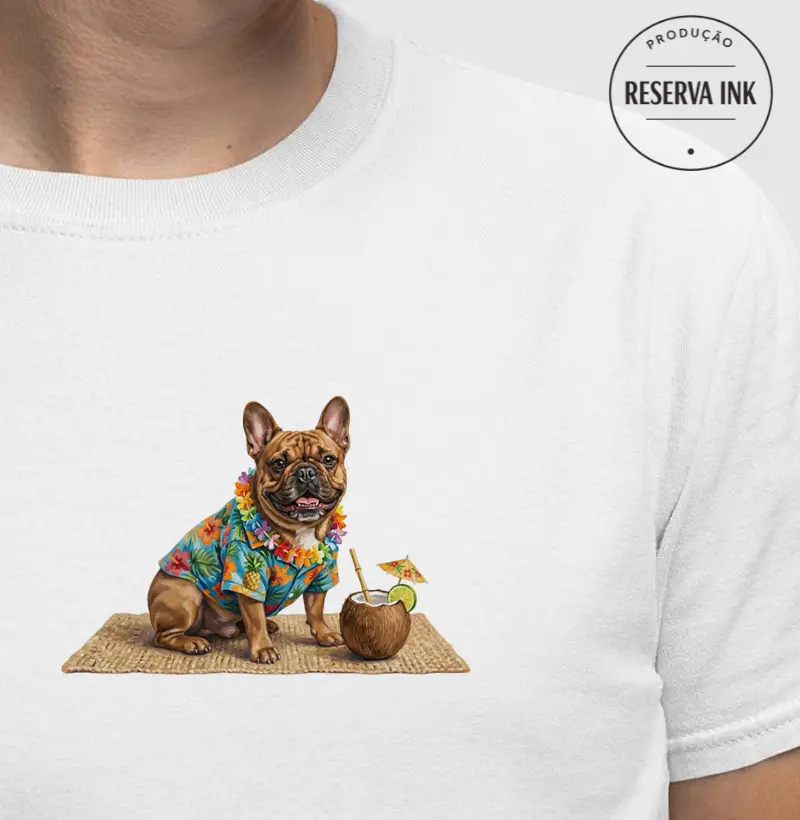 Bulldog (Buldogue) Francês Marrom - Férias