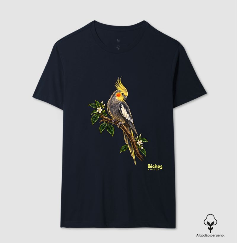 Calopsita - Camiseta Algodão Peruano