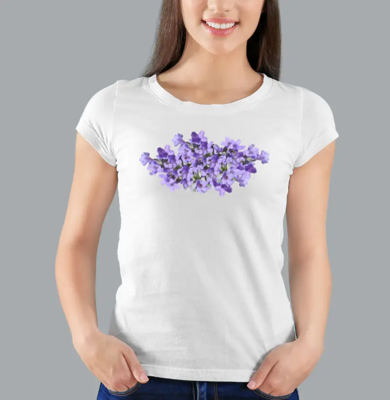 Camiseta Feminina Floral 
