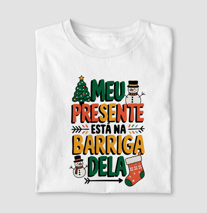 Meu presente está na barriga dela