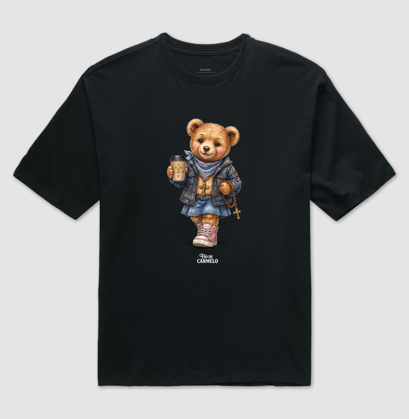 Ursinha e o copo de café (oversized)