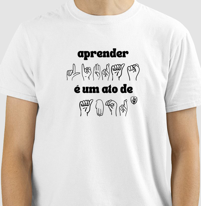 Aprender Libras - Camiseta