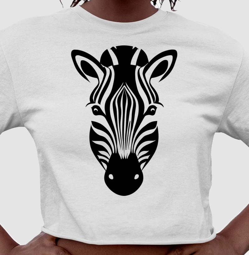 Zebra Silueta - Crooped