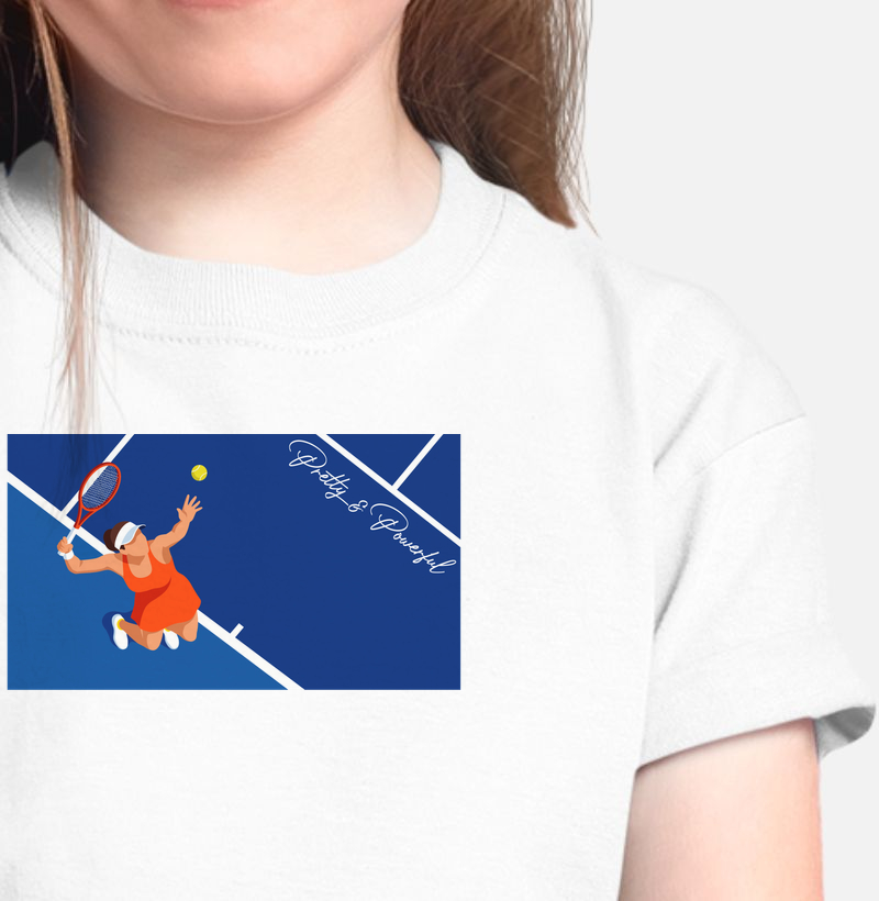 Pretty & Powerful - Camiseta Infantil