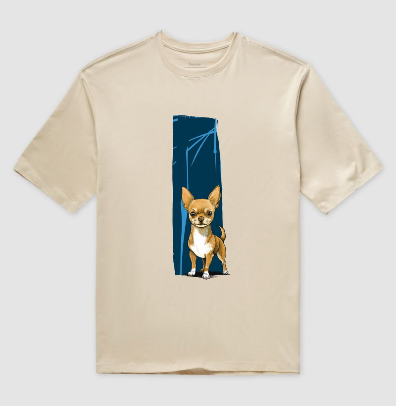 Camiseta Oversized Chihuahua