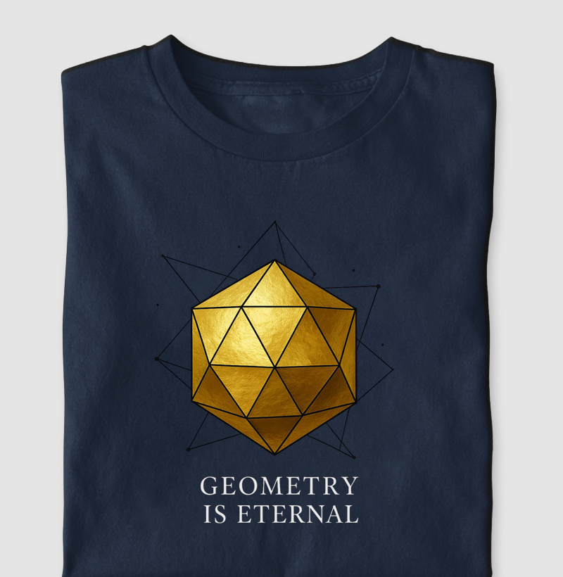 Icosaedro Folha de Ouro – Edição Luxo