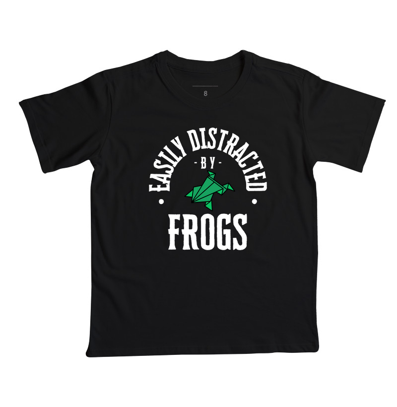 Easily Distracted by Frogs (Letras Brancas)