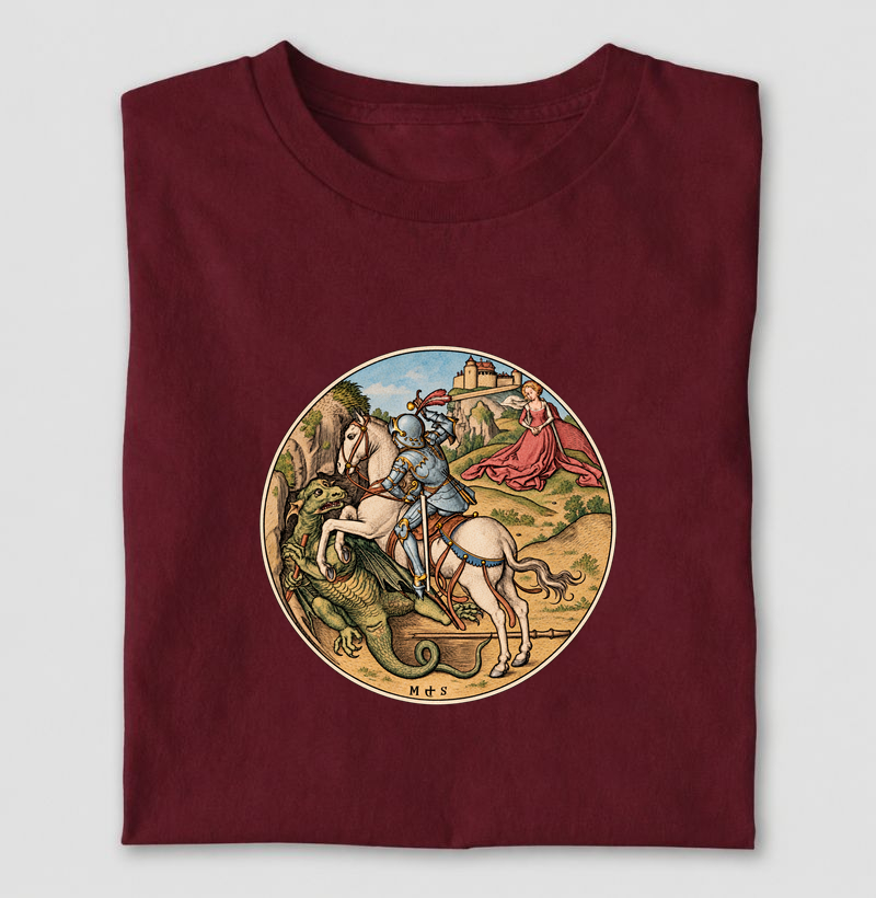 São Jorge e o Dragão — Martin Schongauer - Camiseta
